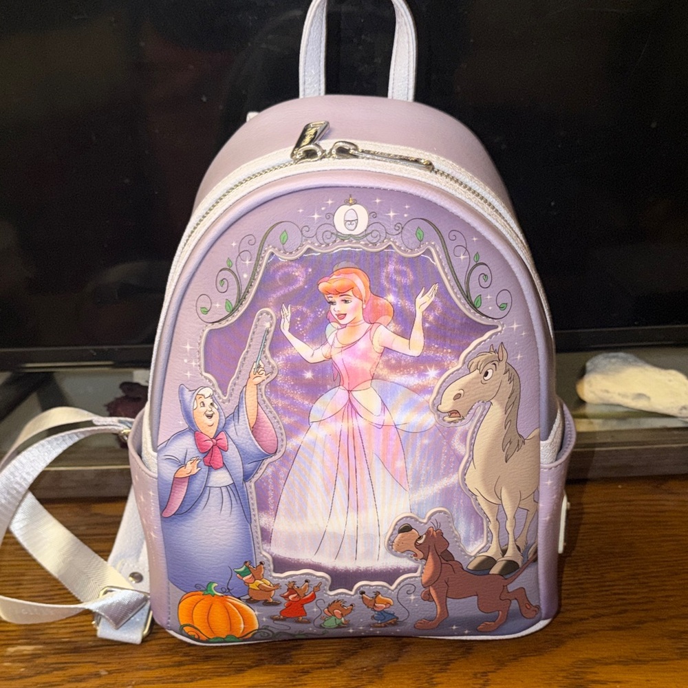 Disney Loungefly Lavender Backpack